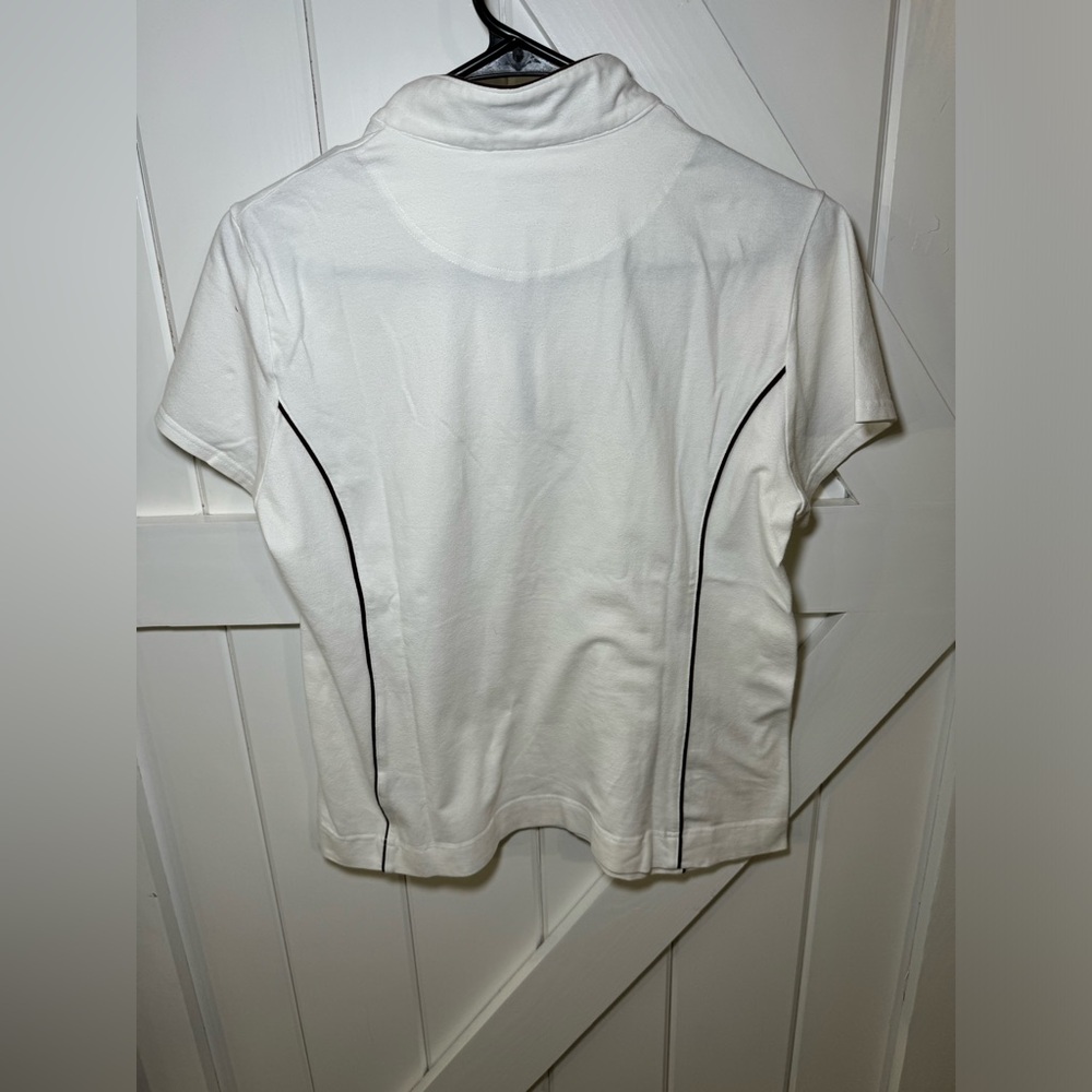SPORT HALEY WOMEN’S GOLF QUARTER ZIP POLO SHIRT. SEA ISLAND SHORT SLEEVE. SIZE S - Picture 3 of 4